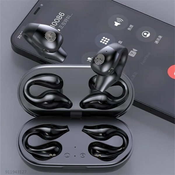 2023 NEW TWS Wireless Bone Conduction Earphones Bluetooth 5.2 Earring Wireless Headphones Sports Headsets Ear Hook with Mic 3