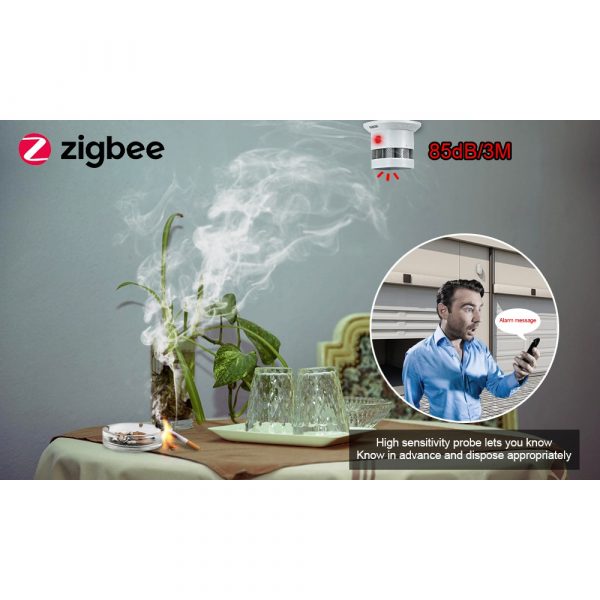 HEIMAN Zigbee 3.0 Fire alarm Smoke detector Smart Home system 2.4GHz High sensitivity Safety prevention Sensor Free Shipping 2