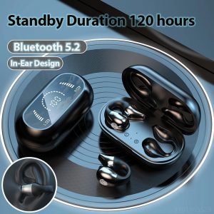 2023 NEW TWS Wireless Bone Conduction Bluetooth Earphone Waterproof Noise Reduction Headphones Music Headset for iPhone 1