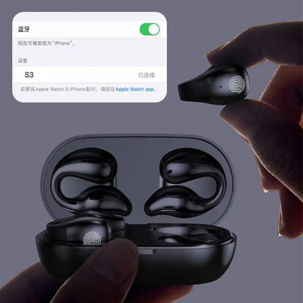 2023 NEW TWS Wireless Bone Conduction Bluetooth Earphone Waterproof Noise Reduction Headphones Music Headset for iPhone 2