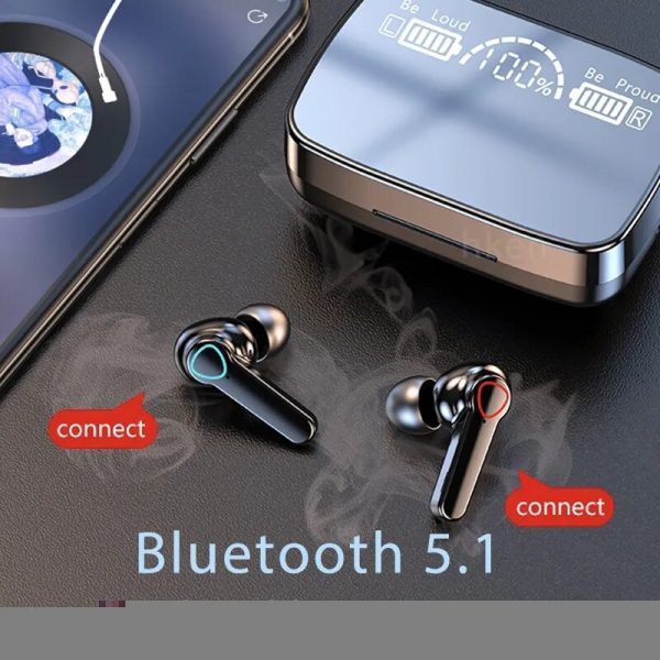 2023 NEW TWS Wireless Earphones Low Latency Music Headphones 9D HIFI Stereo Noise Reduction Waterproof Headsets for iphone 3
