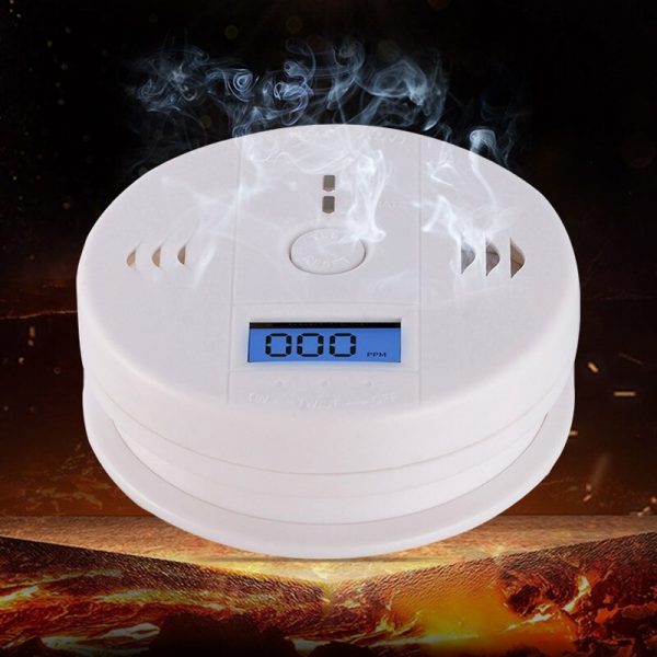 Carbon Monoxide Alarm Co Detector LCD Display Alarm Home Wireless Toxic Gas Leak Detector Fire Sound Alarm 2
