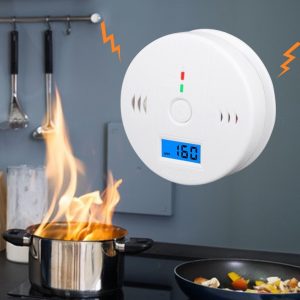Carbon Monoxide Alarm Co Detector LCD Display Alarm Home Wireless Toxic Gas Leak Detector Fire Sound Alarm 1